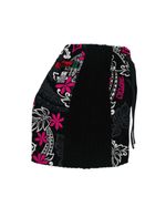 Verso-Saia-Cyclone-Veludo-Hawaiian-Flowers-Light-Preto-Rosa