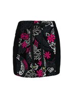 Frente-Saia-Cyclone-Veludo-Hawaiian-Flowers-Light-Preto-Rosa