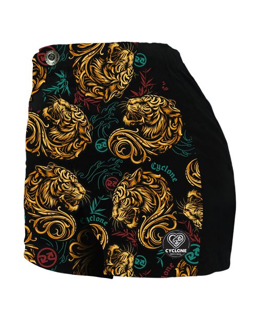 Short Feminino Cyclone Veludo Siberian Tiger Light
