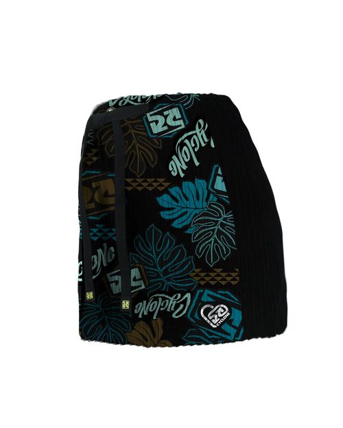 Saia Cyclone Veludo Floral Balinês Heavy