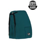 Crop-Saia-Cyclone-Veludo-Relax-Cargo-Pocket-Heavy-Azul-Petroleo