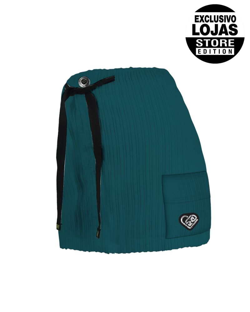 Crop-Saia-Cyclone-Veludo-Relax-Cargo-Pocket-Heavy-Azul-Petroleo