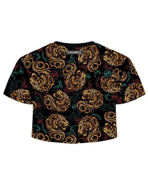 Blusa Cyclone Dif Cropped Siberian Tiger