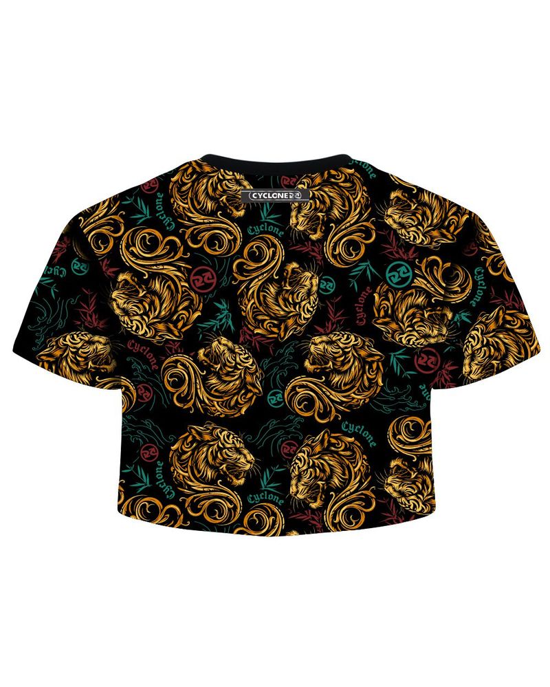 Blusa-Cyclone-Dif-Cropped-Siberian-Tiger-Preto-Amarelo