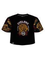 Frente-Blusa-Cyclone-Dif-Cropped-Siberian-Tiger-Preto-Amarelo