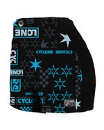 Crop-Short-Feminino-Cyclone-Veludo-Star-Chess-Light-Preto-Azul