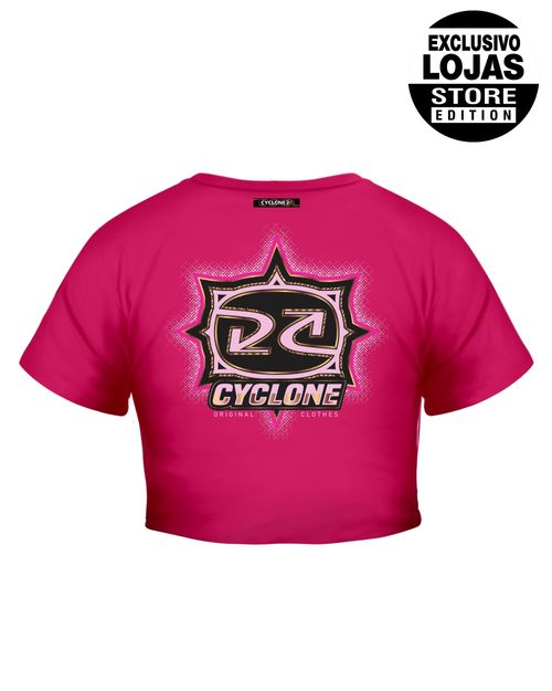 Baby Look Cyclone Cropped Amarilo Metal