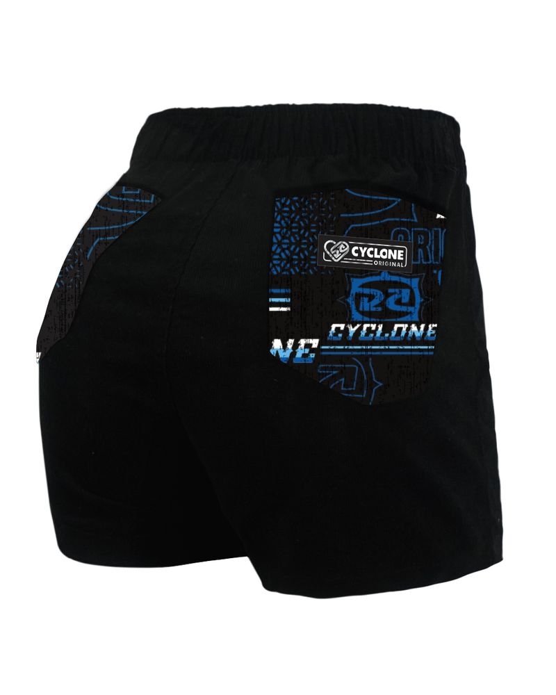 Costas-Short-Feminino-Cyclone-Veludo-Modern-Light-Preto-Azul