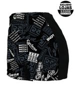 Crop-Short-Feminino-Cyclone-Veludo-Newspaper-Light-Preto-Cinza