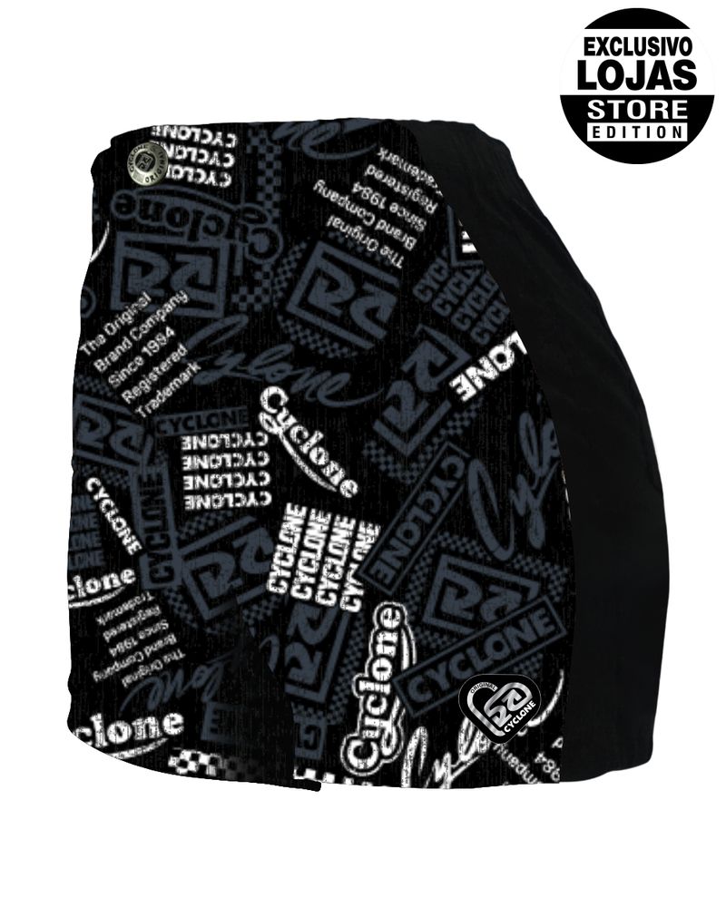 Crop-Short-Feminino-Cyclone-Veludo-Newspaper-Light-Preto-Cinza