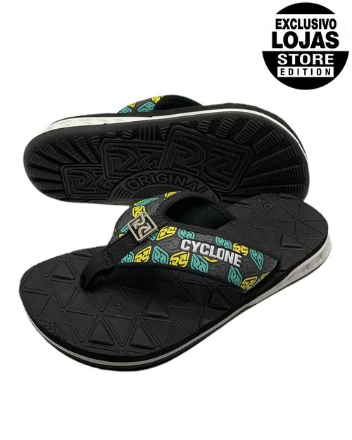 Chinelo Cyclone Premium Setas Cubes - VERDE