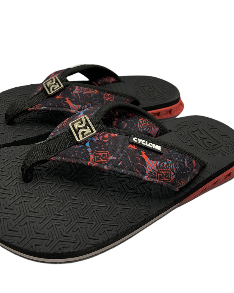 Crop-Chinelo-Cyclone-Premium-Tropical-Wave-Vermelho