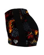 Lateral-Short-Feminino-Cyclone-Veludo-Fire-Carpa-Light-Preto-Vermelho
