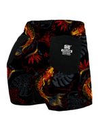 Costas-Short-Feminino-Cyclone-Veludo-Fire-Carpa-Light-Preto-Vermelho
