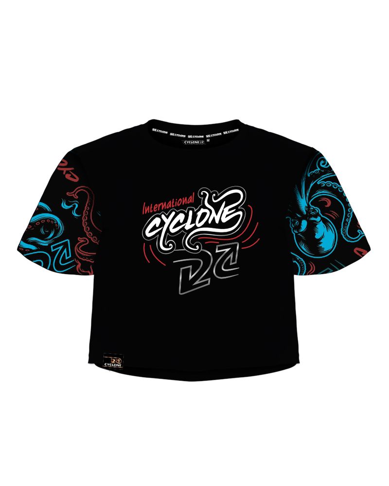 Frente-Blusa-Cyclone-Dif-Cropped-Octopus-Preto-Azul