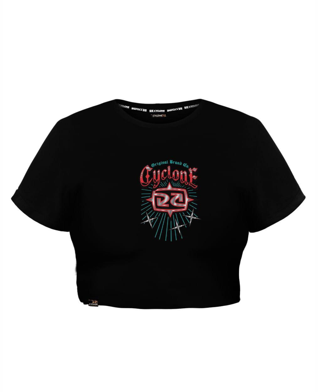 Baby Look Cyclone Cropped Chicano Tattoo Metal - Cyclone