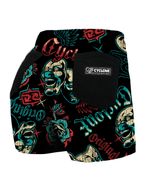 Costas-Short-Feminino-Cyclone-Veludo-Chicano-Tattoo-Light-Preto-Vermelho