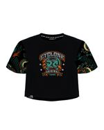 Frente-Blusa-Cyclone-Dif-Cropped-Shaolin-Dragon-Verde-Laranja
