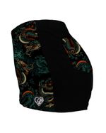Lateral-Short-Feminino-Cyclone-Veludo-Shaolin-Dragon-Light-Verde-Laranja