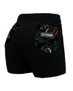 Costas-Short-Feminino-Cyclone-Veludo-Shaolin-Dragon-Light-Verde-Laranja