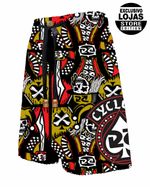 Bermuda-Cyclone-Veludo-Skull-Lucky-Preto-Vermelho