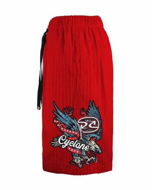 Bermuda Cyclone Veludo Relax Premium Eagle Flag