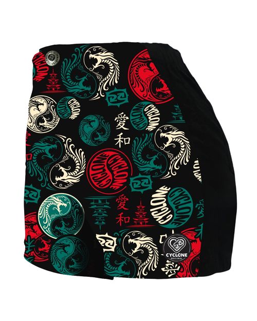 Short Feminino Cyclone Veludo Yang Dragon Light