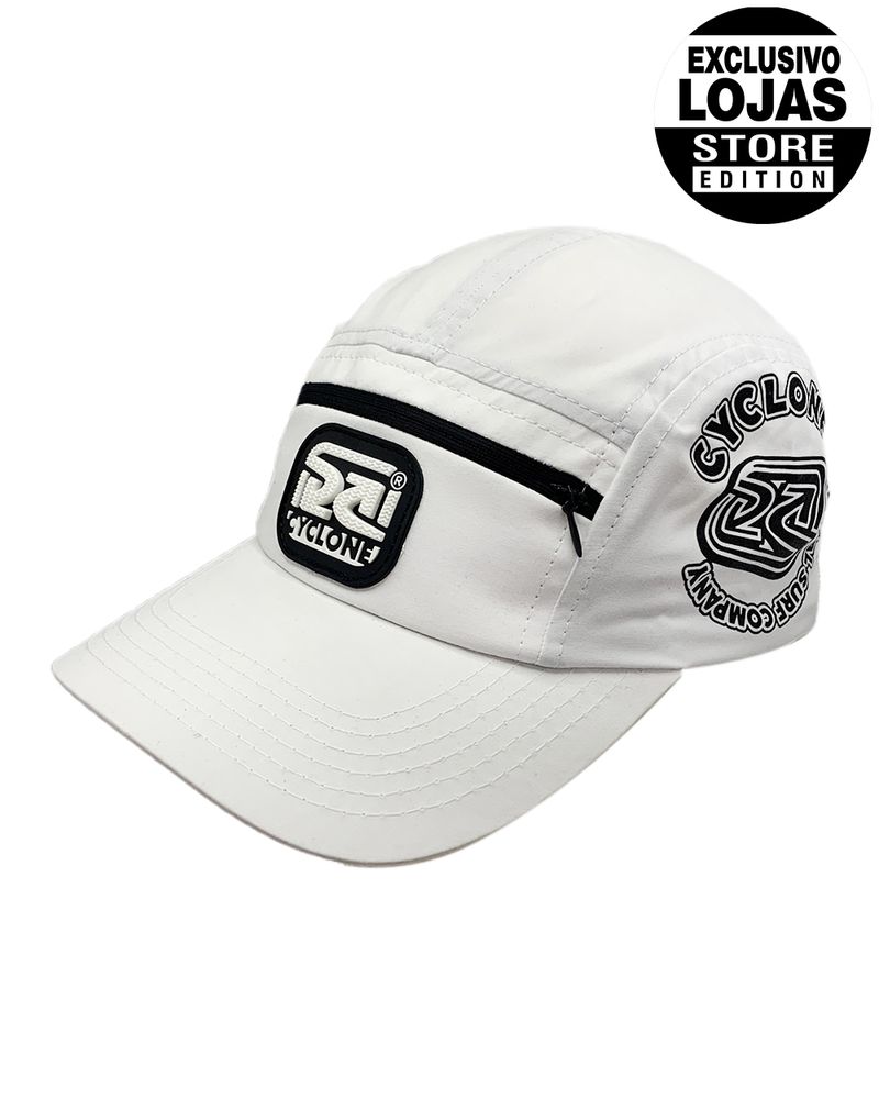 Bone-Cyclone-Microfibra-Pocket-Zip-Flow-Branco