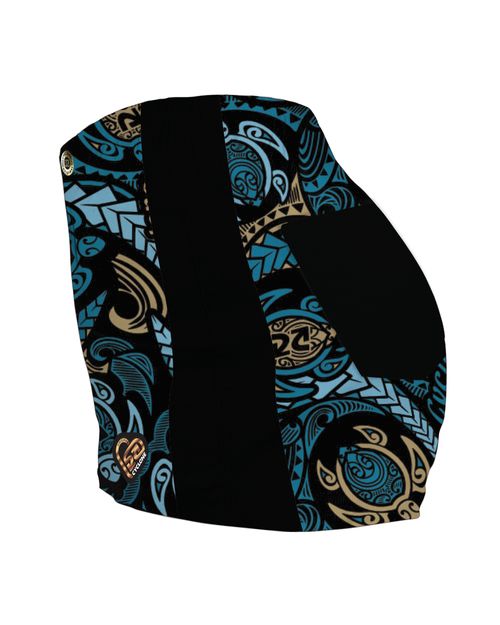 Short Feminino Cyclone Veludo Turtle Maori Light