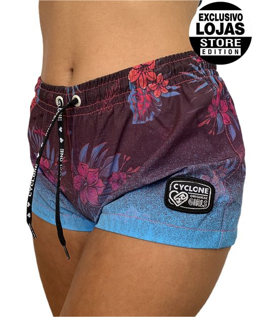 Short Feminino Cyclone Stretch Honolulu