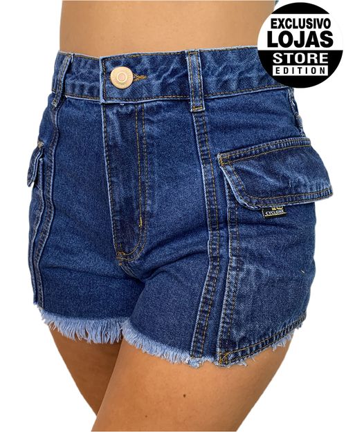 Short Feminino Cyclone Jeans Pocket Nice