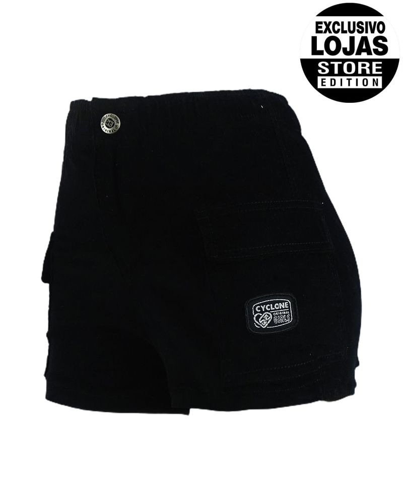 Short-Feminino-Cyclone-Veludo-Relax-Bolsos-Light-Preto