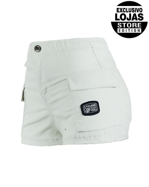 Short Feminino Cyclone Veludo Relax Bolsos Light