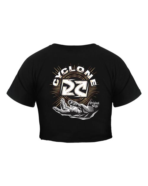 Baby Look Cyclone Cropped Siqboard Metal