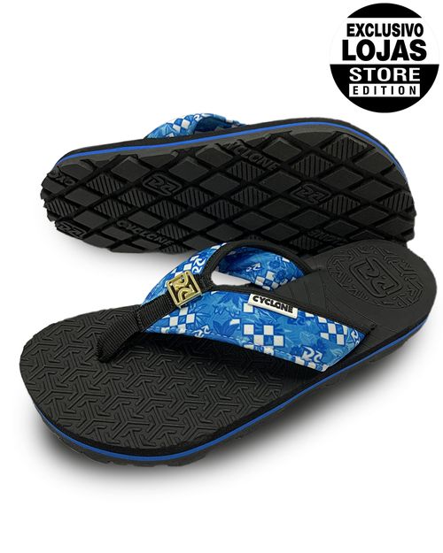 Chinelo Cyclone Flat Kauai - AZUL