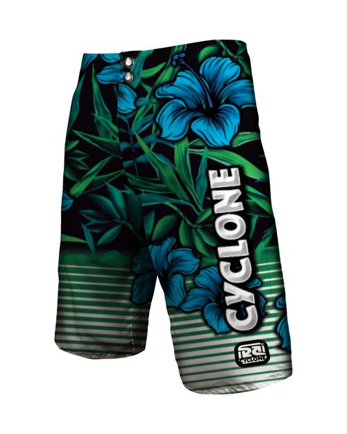 Bermuda Cyclone Água North Flowers Stripes