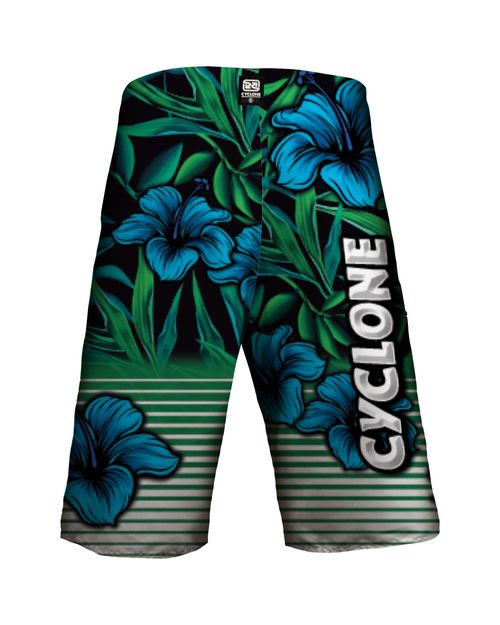 Bermuda Cyclone Água North Flowers Stripes