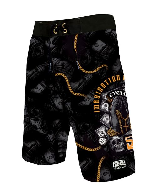 Bermuda Cyclone Água Stretch Long Skull Gold