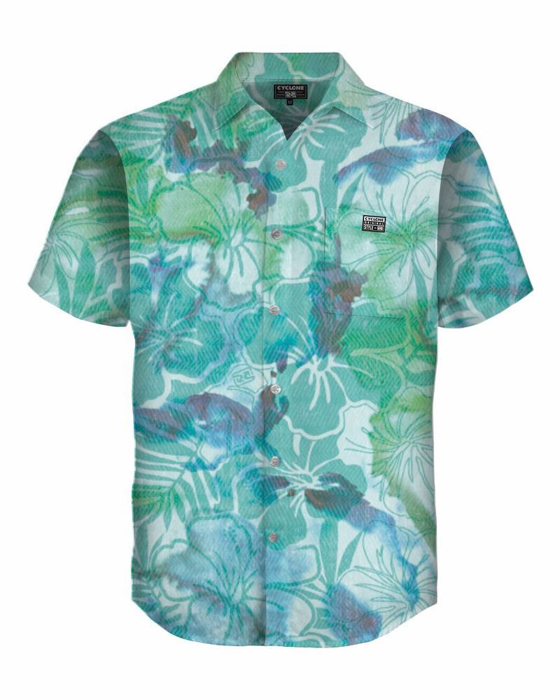Camisa-Cyclone-Tecido-Premium-New-Hot-Flower-Preto-Amarelo