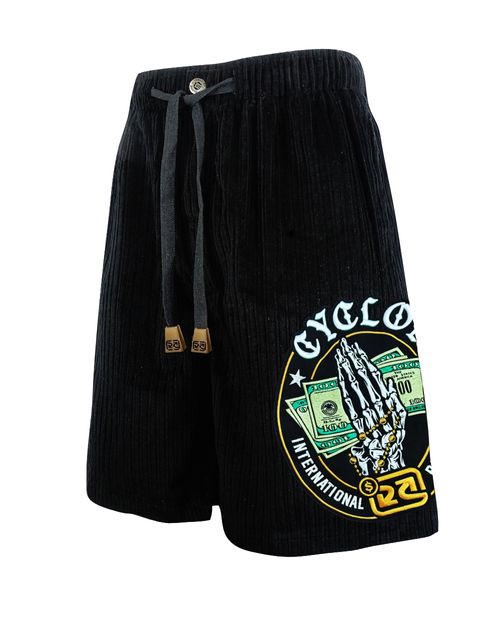 Bermuda Cyclone Veludo Relax Skull Dollar