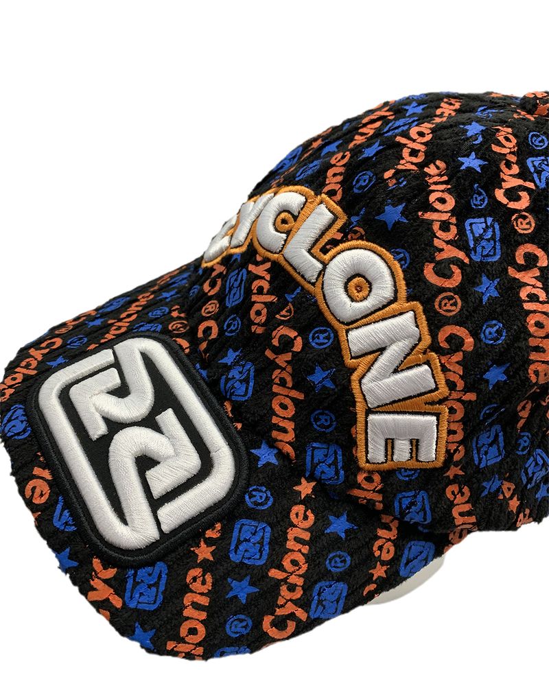 bone cyclone veludo magic stars preto laranja -5-.jpg
