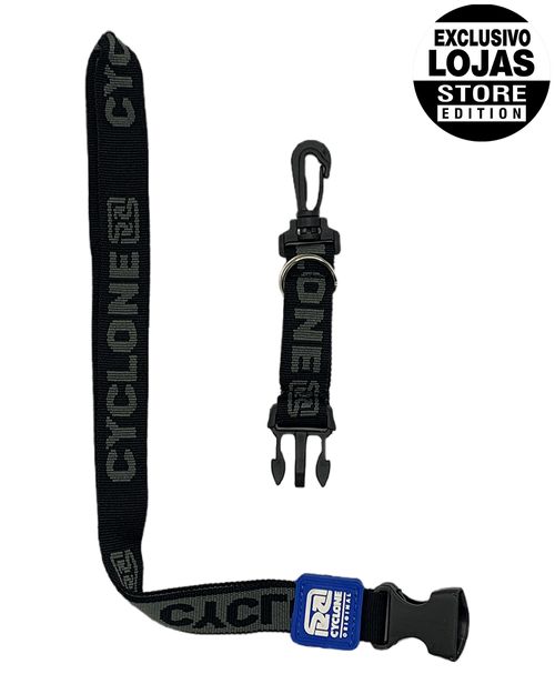 Chaveiro Cyclone Cordão Premium - PRETO/ROYAL