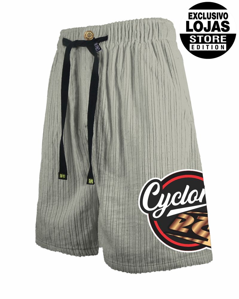 bermuda cyclone veludo relax long cinza style -1-