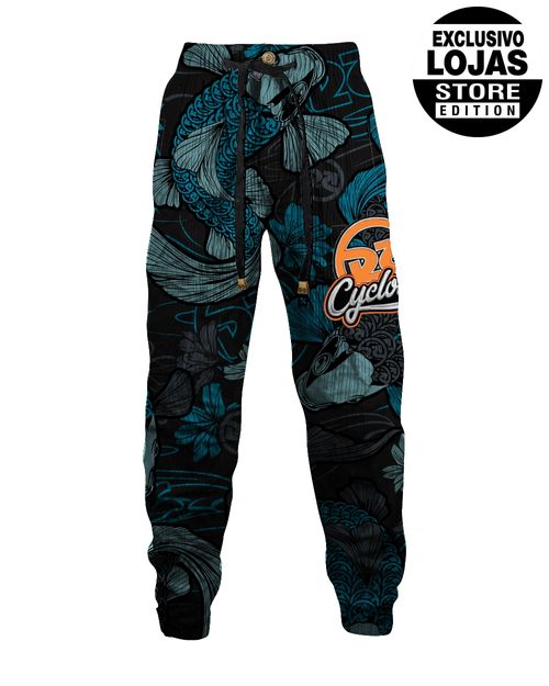 Calça Cyclone Veludo Carpa Setas