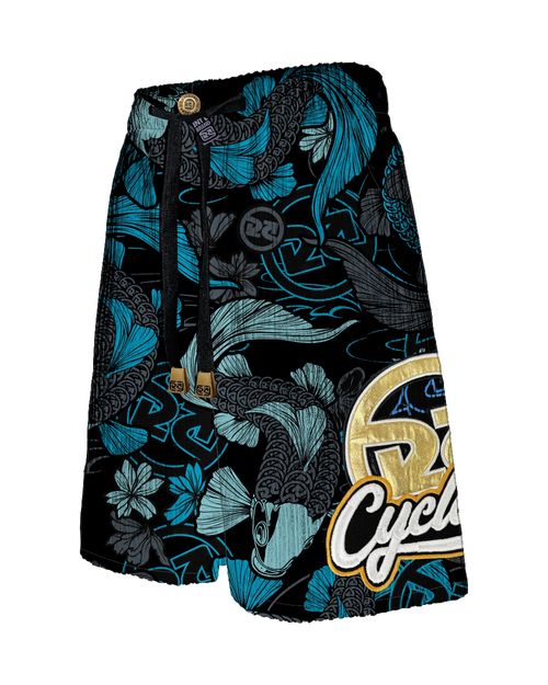 Bermuda Cyclone Veludo Carpa Setas