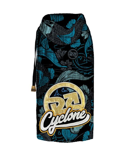 Bermuda Cyclone Veludo Carpa Setas