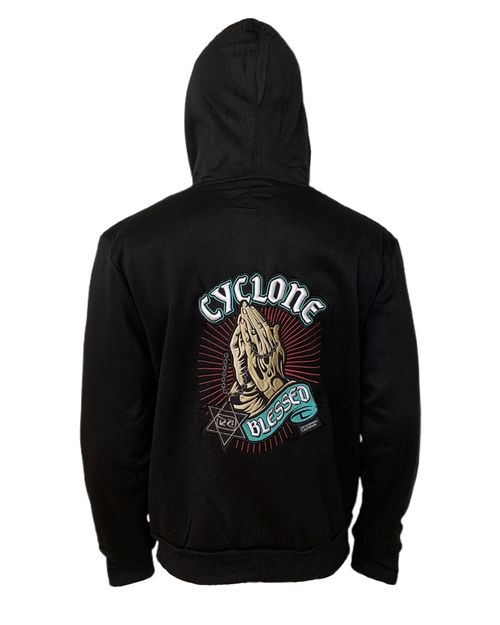 Casaco Cyclone Canguru Blessed Bordado Inv24