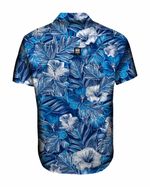 camisa cyclone tecido premium floral gothic azul -2-