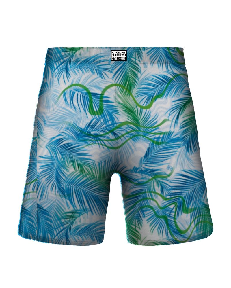 short cyclone longo premium tropical green verde azul -2-