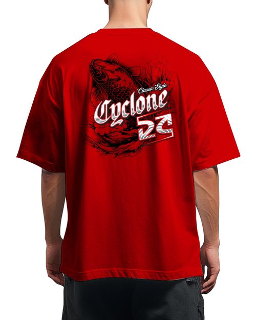 Camisa Cyclone Oversized Art Fish Metal